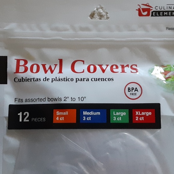 Bundle of 4 Packs of Culinary Elements Bowl Covers (48 Pcs Total) - Picture 4 of 5